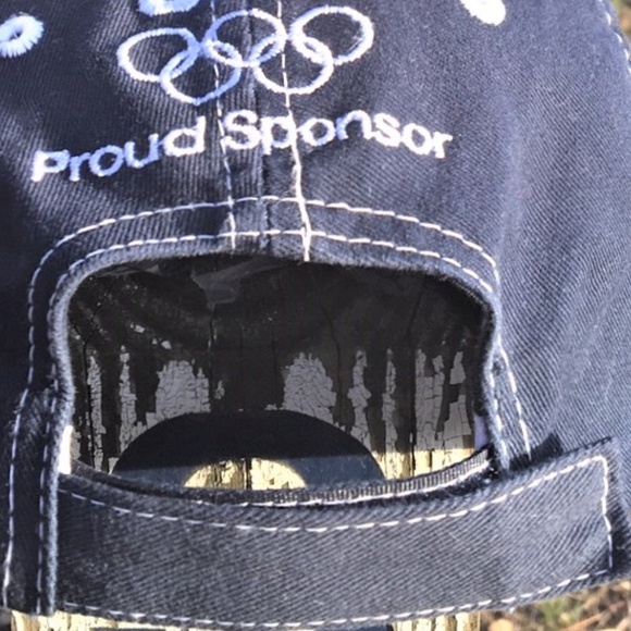 Bmw German Sports Car Official Olympic Games Baseball Hat Cap Blue White Black - Picture 8 of 8